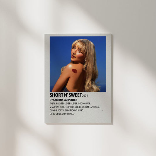 Sabrina Carpenter SNS | Album Cover Poster