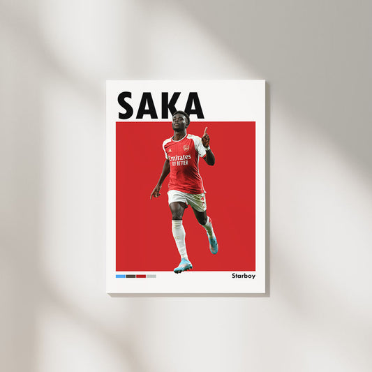 Bukayo Saka | Football Poster