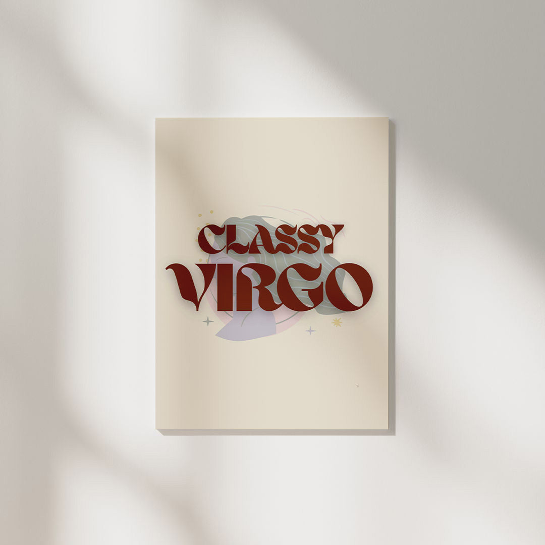 Classy Virgo | Zodiac Poster