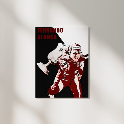 Fernando Alonso Champion | F1 Poster