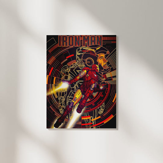Ironman Animated | Marvel DC Poster