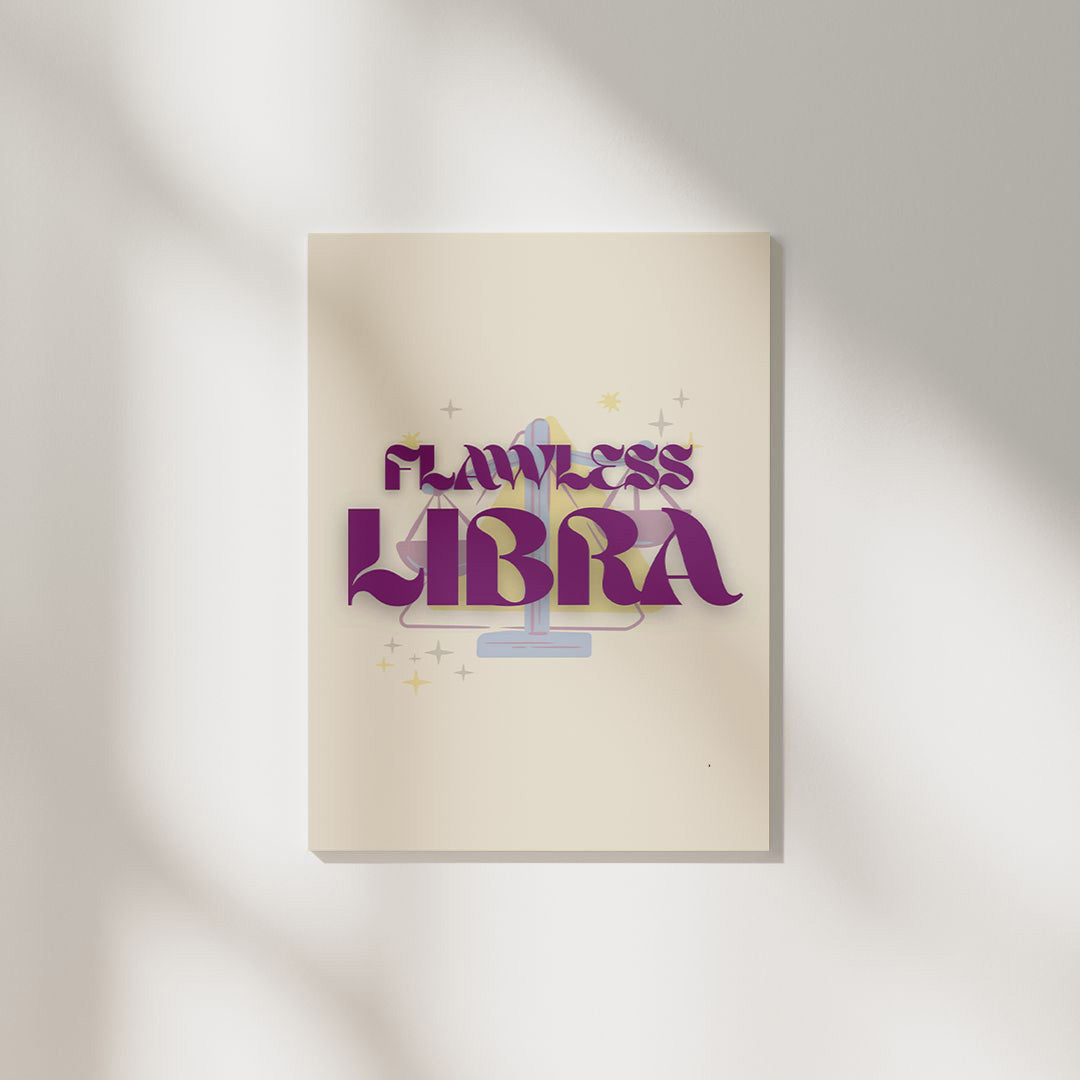 Flawless Libra | Zodiac Poster