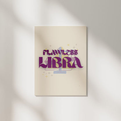Flawless Libra | Zodiac Poster