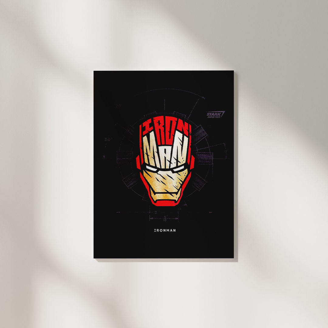 Ironman Mask | Marvel DC Poster
