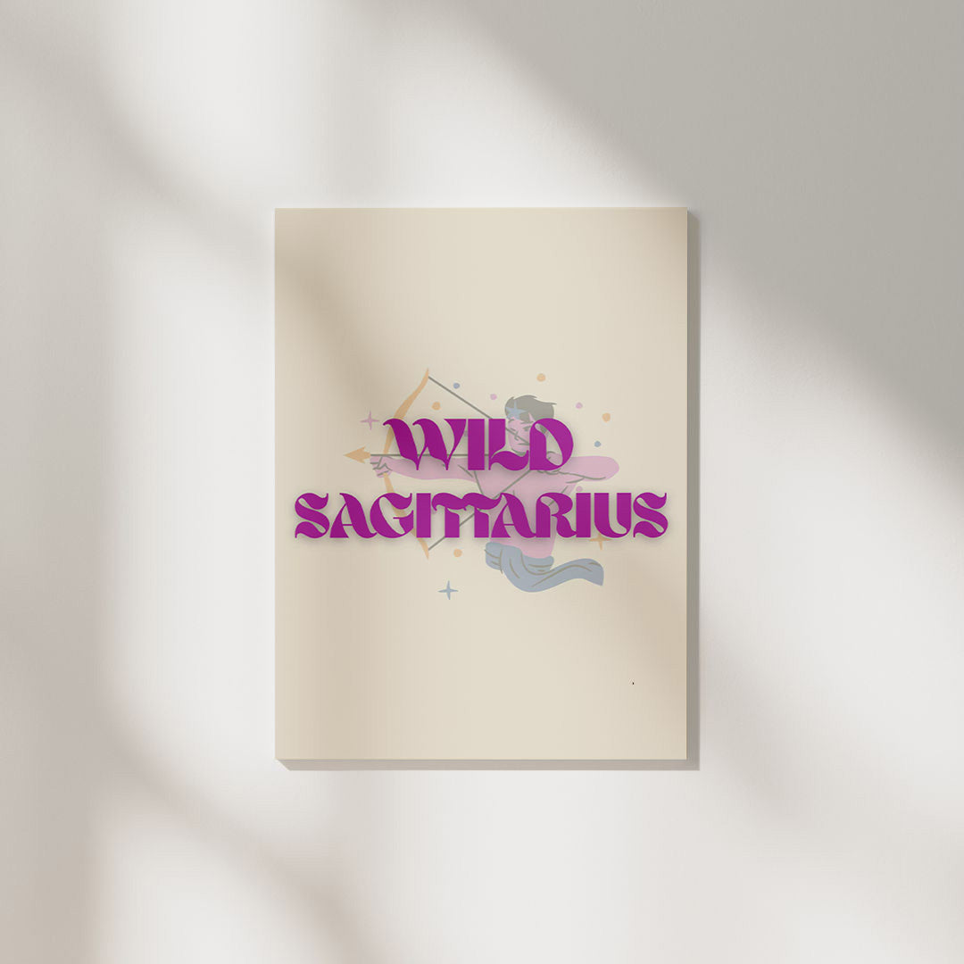 Wild Sagittarius | Zodiac Poster
