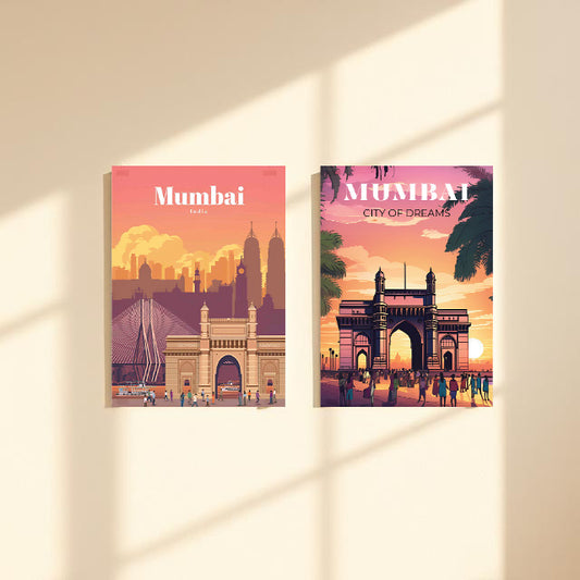 Mumbai - Set of 2 | Poster Set
