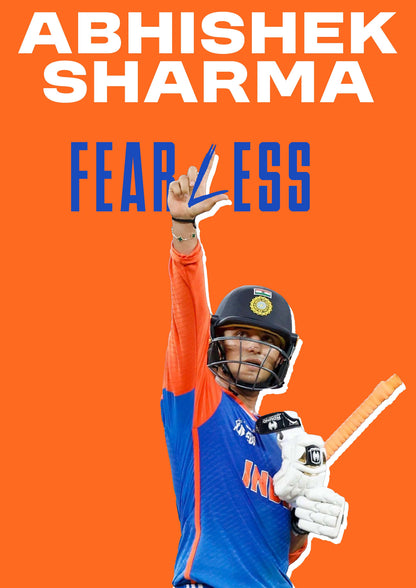 Abhishek Sharma | Cricket Poster