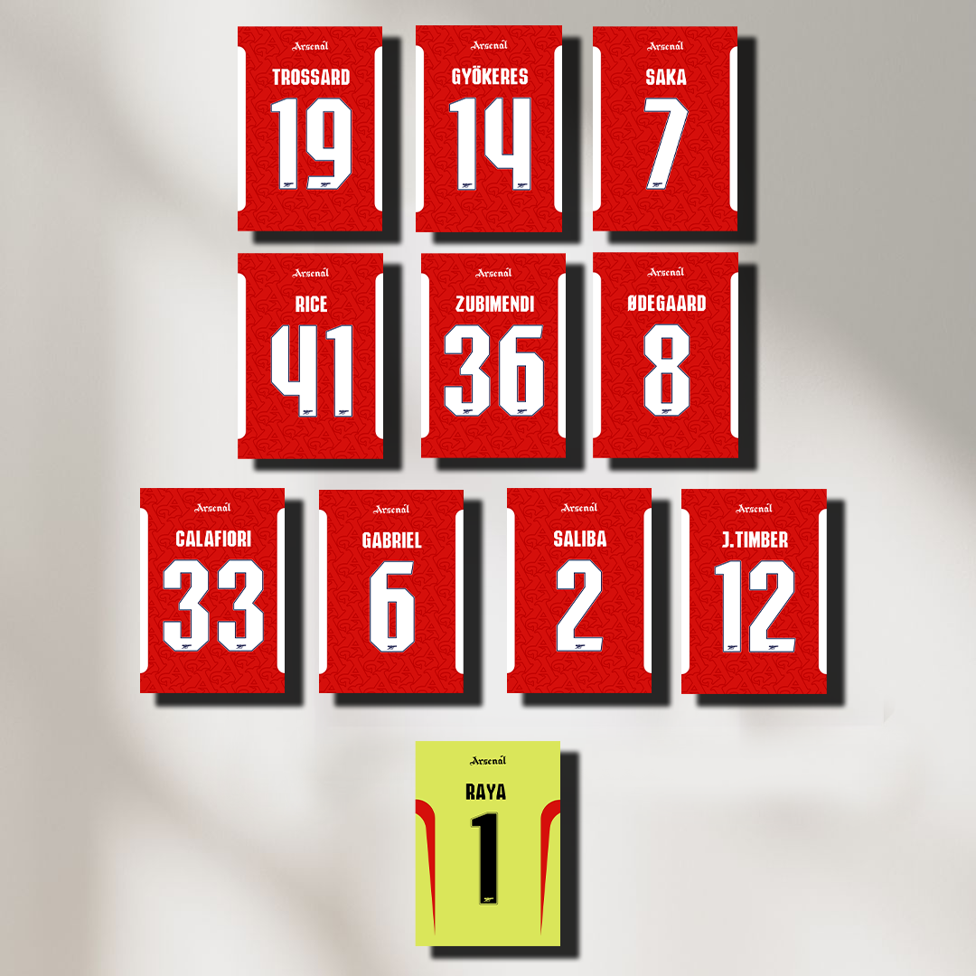 Arsenal 25-26 - Set of 11 | Poster Set