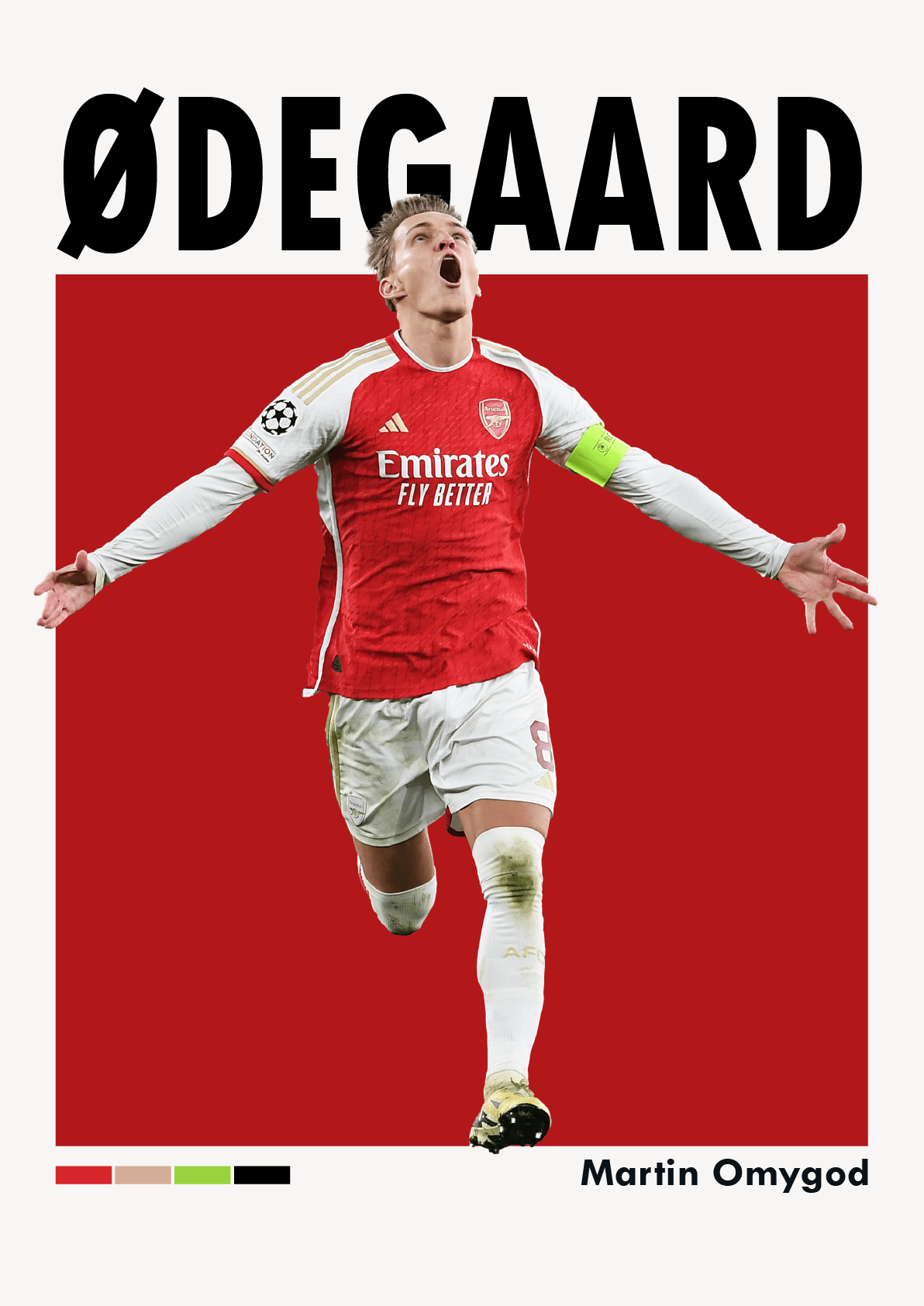 Martin Odegaard | Football Poster