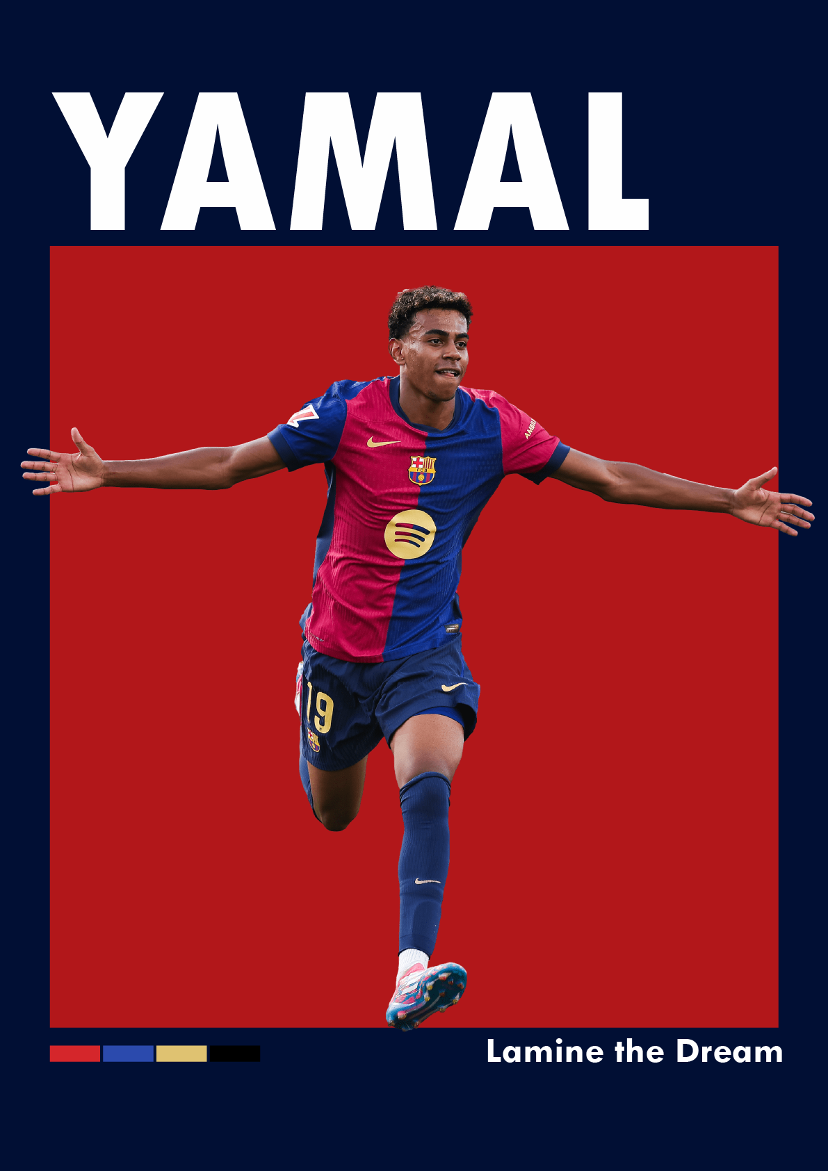 Lamine Yamal | Football Poster