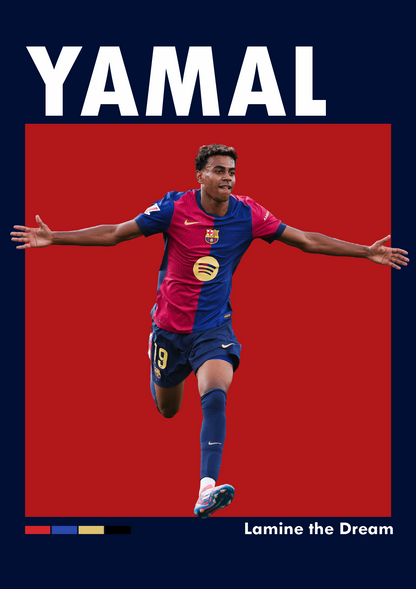 Lamine Yamal | Football Poster