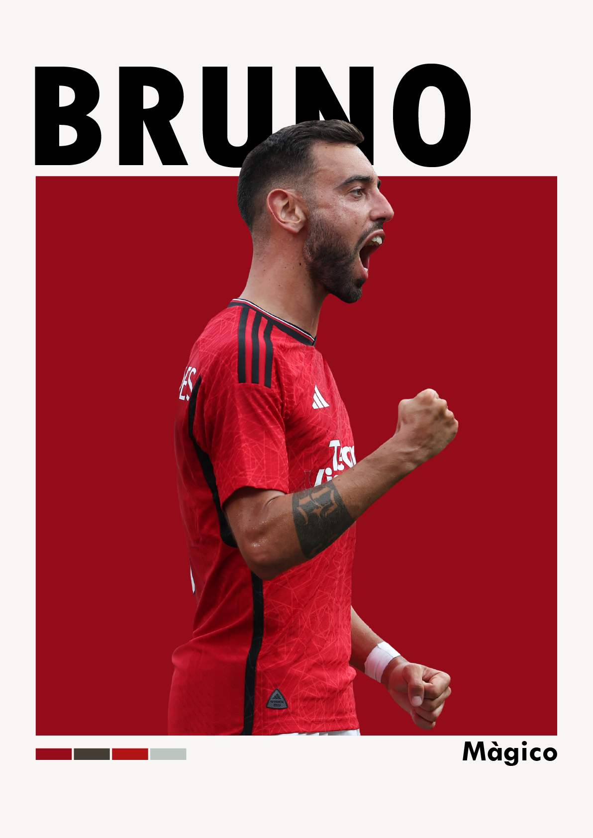 Bruno Fernandes | Football Poster