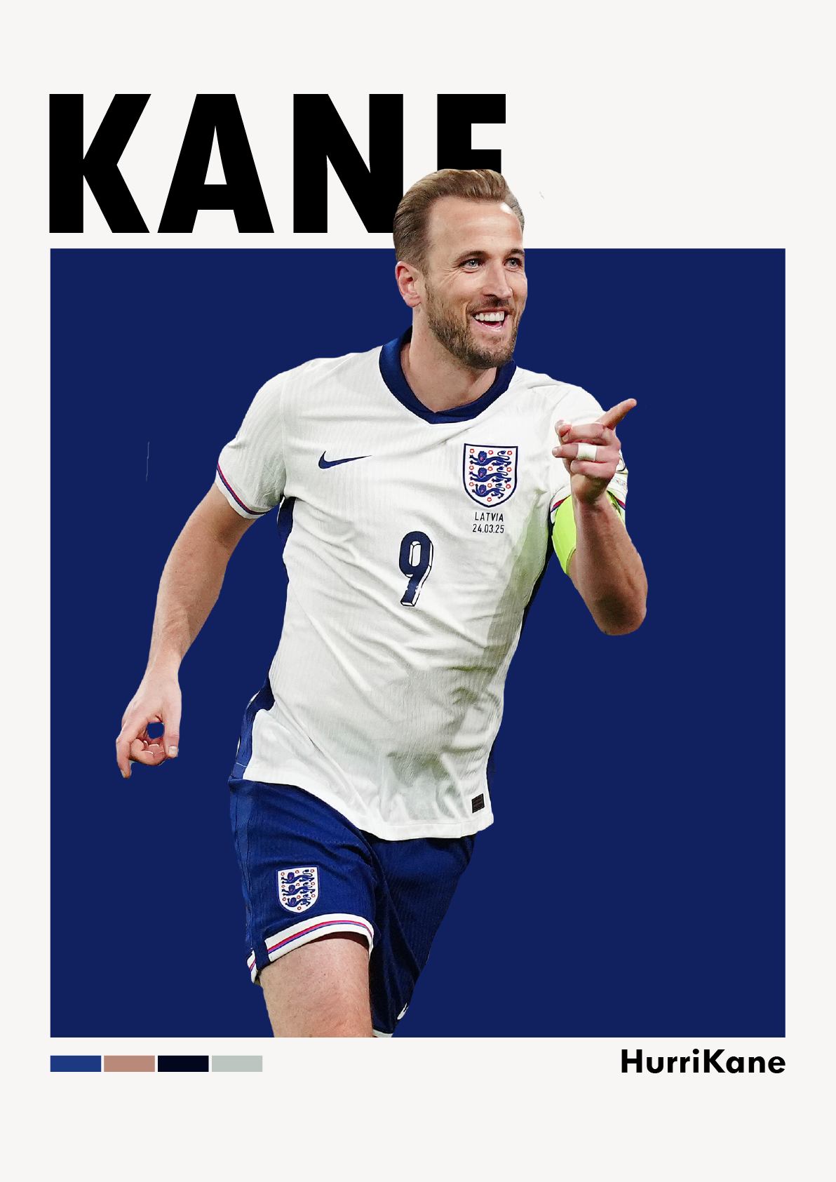 Harry Kane | Football Poster