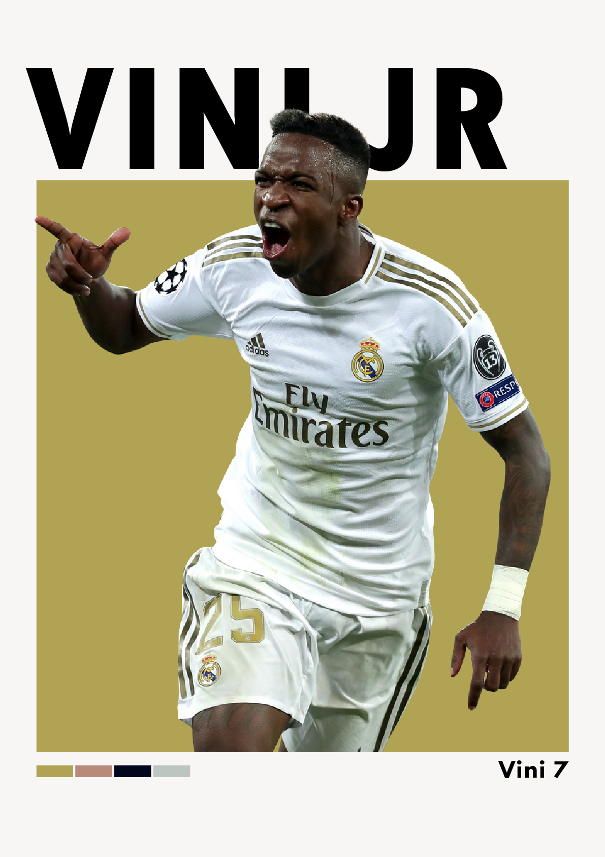 Vinicius Jr. | Football Poster