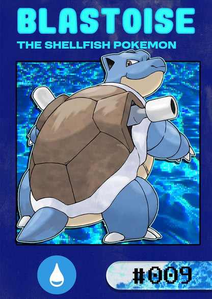 Pokemon Blastoise | Anime Poster