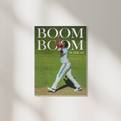 Boom Boom Bumrah | Cricket Poster