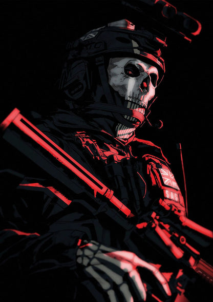 COD Ghost | Gaming Poster