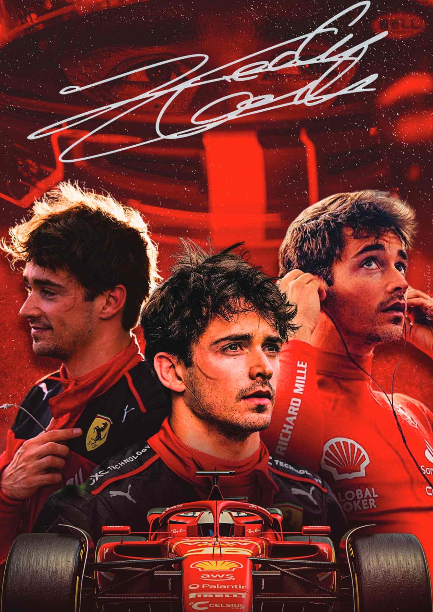 Charles Leclerc | F1 Poster
