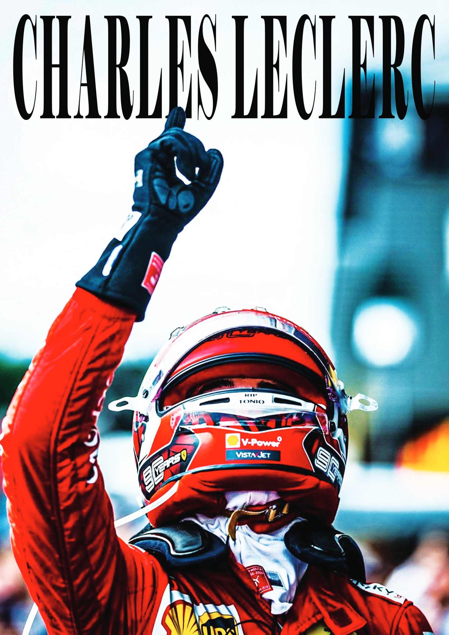 Charles Leclerc Ferrari | F1 Poster