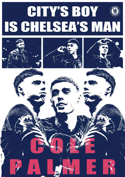 Cole Palmer Chelsea's man | Football Poster