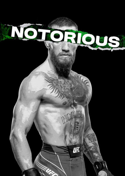 Conor Mcgregor Notorious | UFC Poster