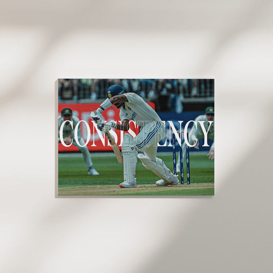 Consistency | Cricket Poster