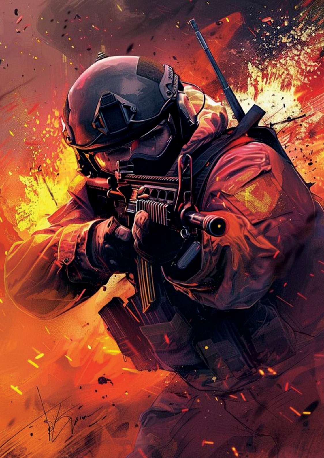 Counter Strike CT | Gaming Poster