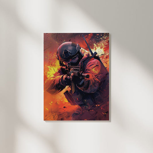 Counter Strike CT | Gaming Poster