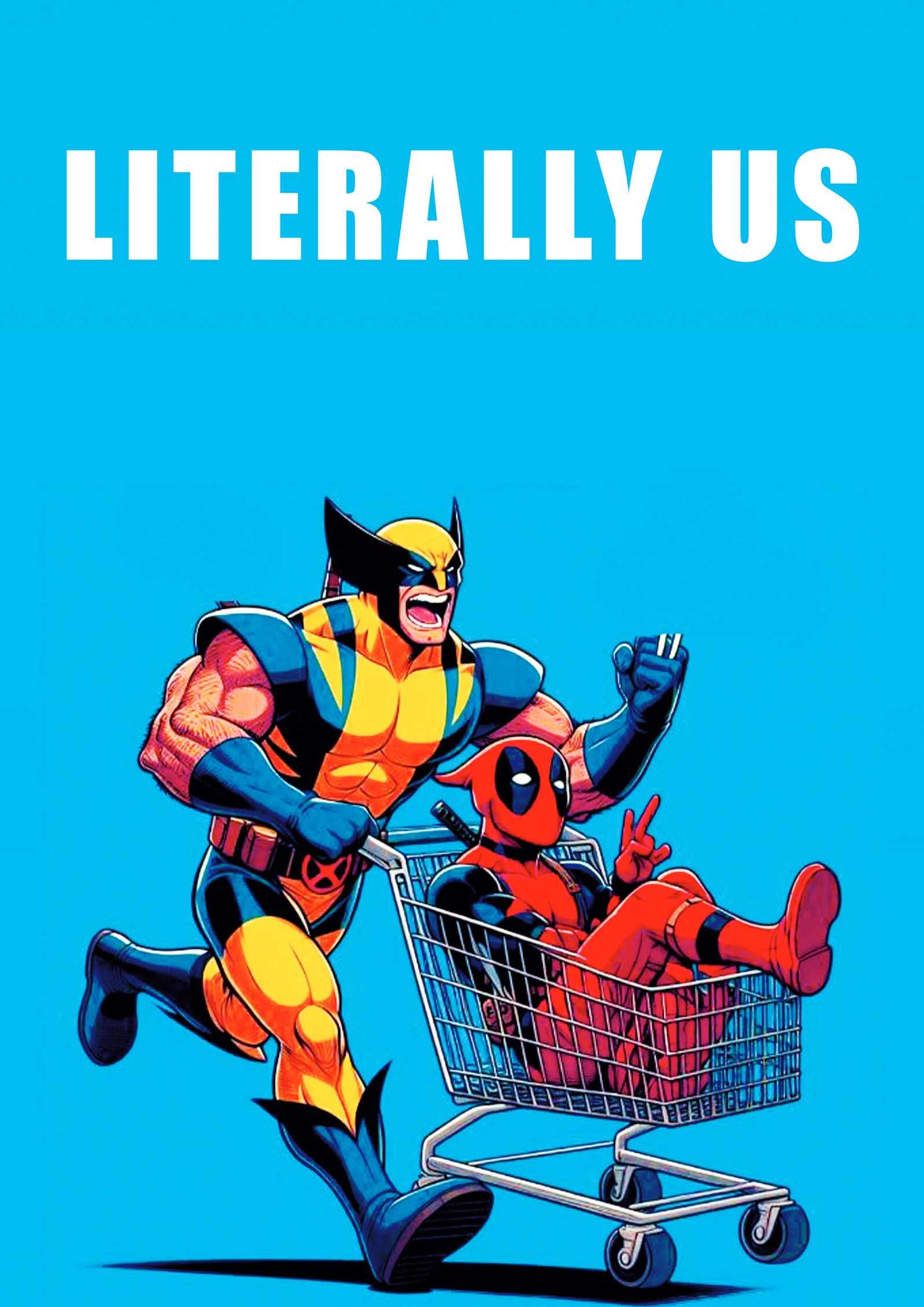 Deadpool x Wolverine | Marvel DC Poster