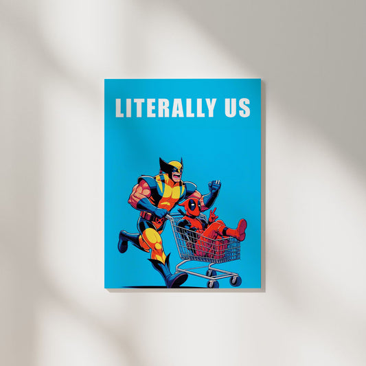Deadpool x Wolverine | Marvel DC Poster