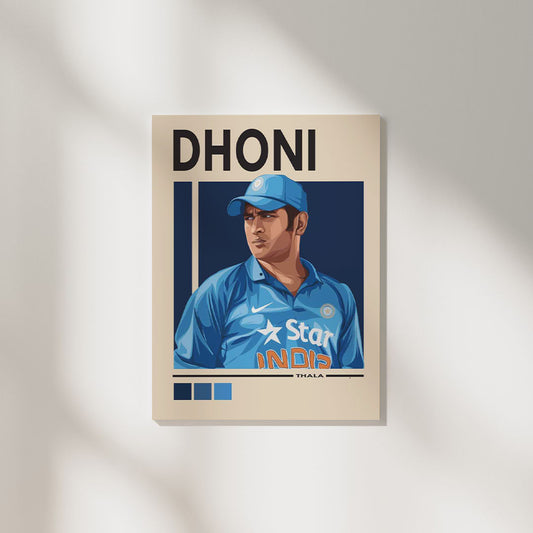 Dhoni Thala | Cricket Poster