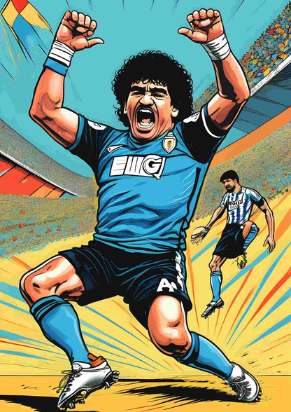 Deigo Maradona | Football Poster