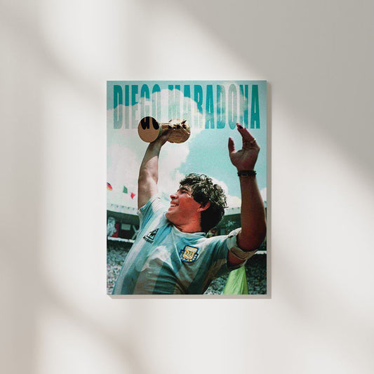 Diego Maradona World Cup - Football Poster