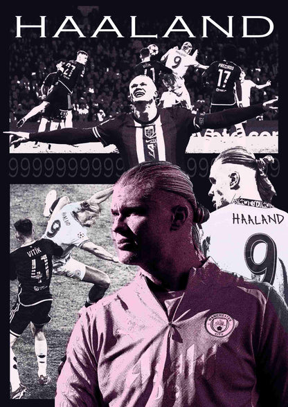 Erling Haaland | Football Poster