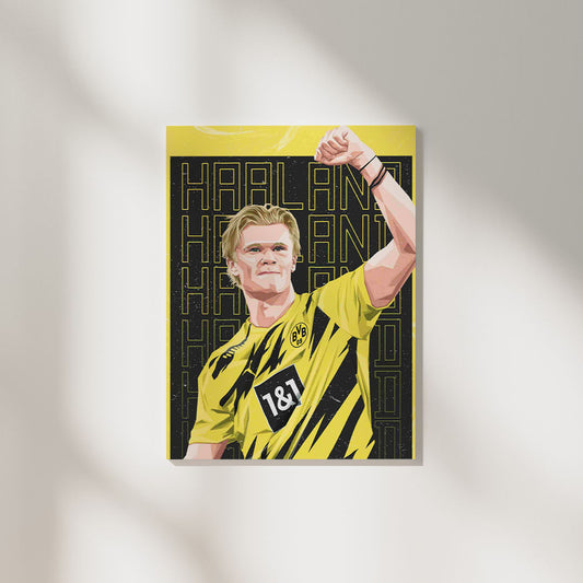 Erling Haaland Dortmund | Football Poster