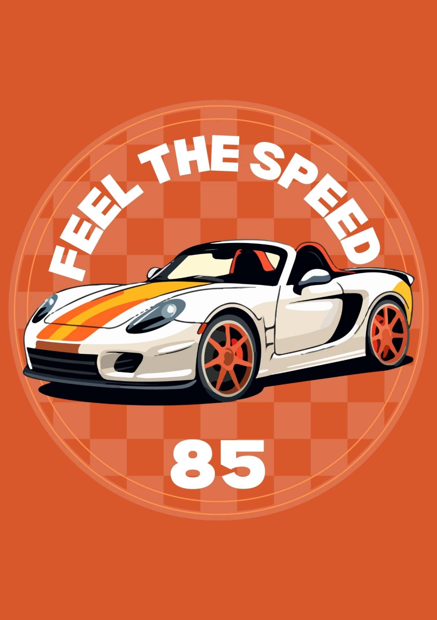 Feel The Speed | Car Poster