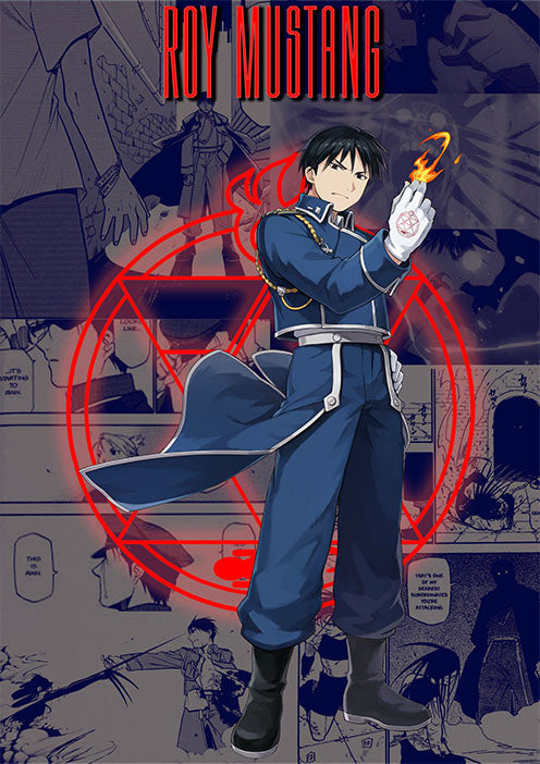 Fullmetal Alchemist Roy Mustang | Anime Poster