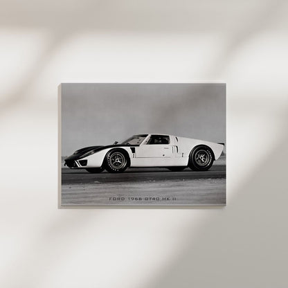 Ford GT40 Retro | Car Poster