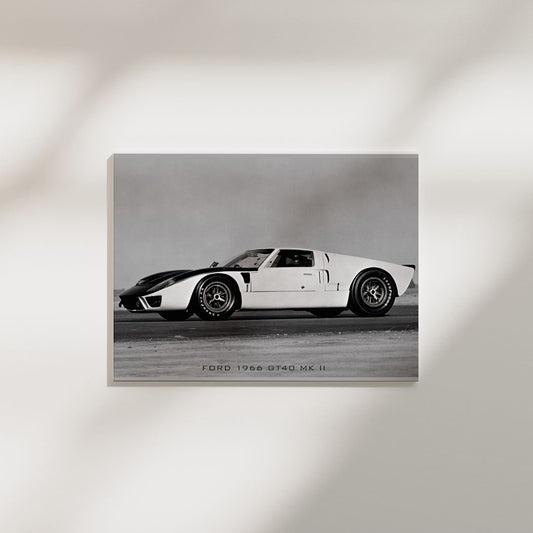 Ford GT40 Retro | Car Poster