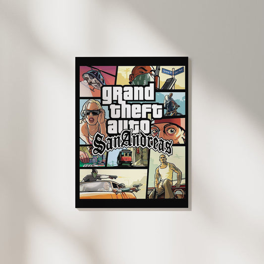 GTA San Andreas | Gaming Poster