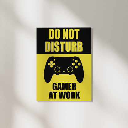 Gamer At Work | Gaming Poster