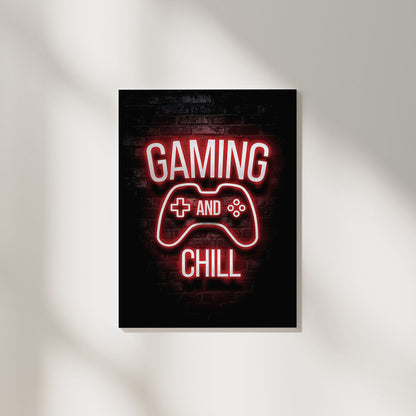 Gaming and Chill | Gaming Poster