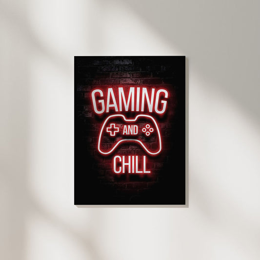 Gaming and Chill | Gaming Poster
