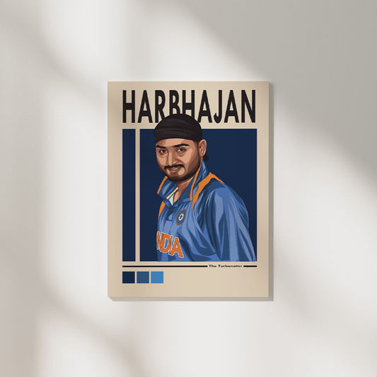Harbhajan Singh | Cricket Poster