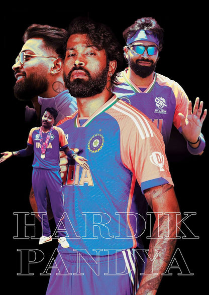 Hardik Pandya | Cricket Poster
