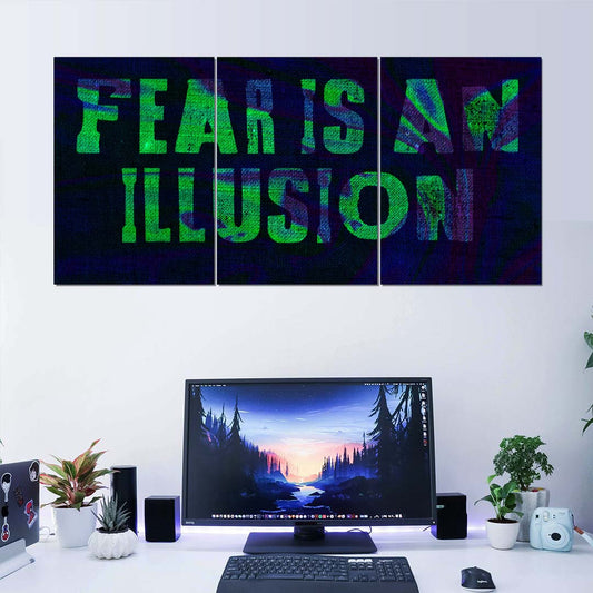 Fear Is An Illusion | Split Poster