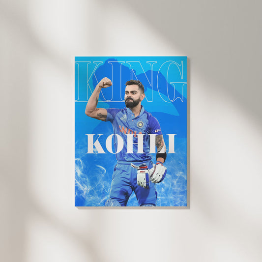 King Kohli - Cricket Poster
