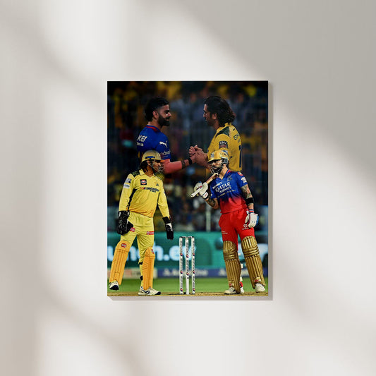 Kohli x Dhoni | Cricket Poster