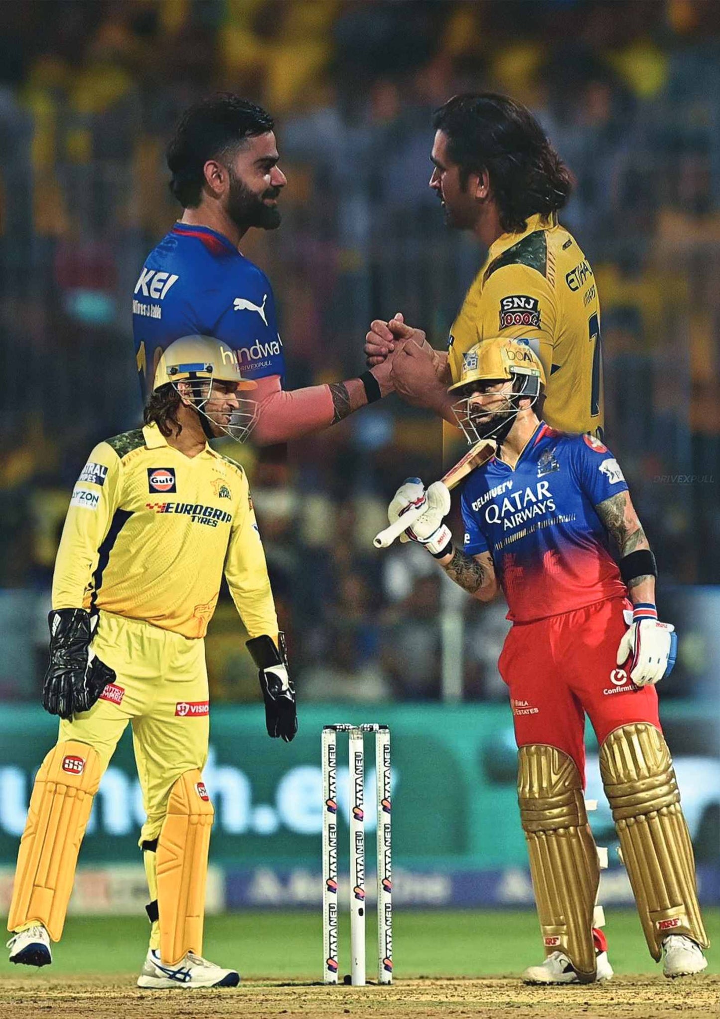 Kohli x Dhoni | Cricket Poster
