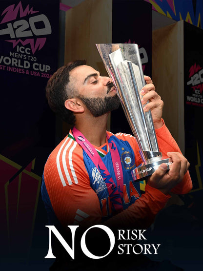 Kohli No Risk No Story | Cricket Poster